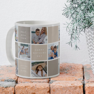 Happy Mothers Day Foto Grid Keepsake Koffiemok