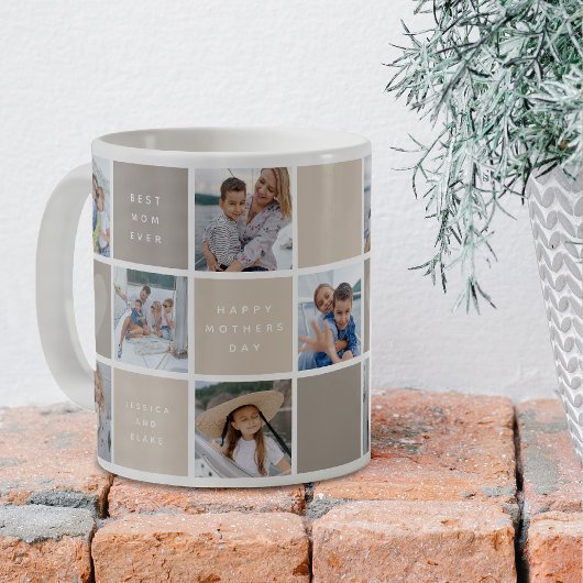 Happy Mothers Day Foto Grid Keepsake Koffiemok
