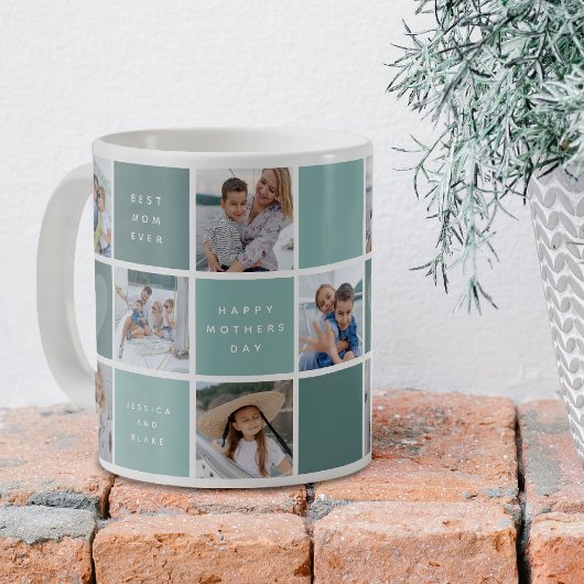Happy Mothers Day Foto Grid Keepsake Koffiemok