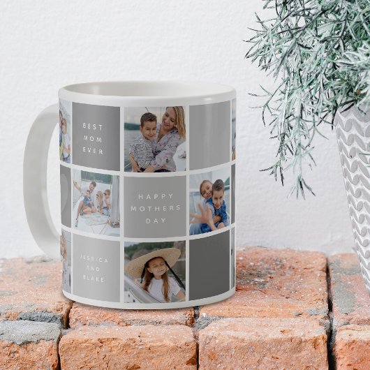 Happy Mothers Day Foto Grid Keepsake Koffiemok