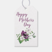 Happy Mothers Day - Gepersonaliseerd met Floral Sp Cadeaulabel (Voorkant)