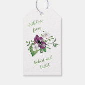 Happy Mothers Day - Gepersonaliseerd met Floral Sp Cadeaulabel (Achterkant)