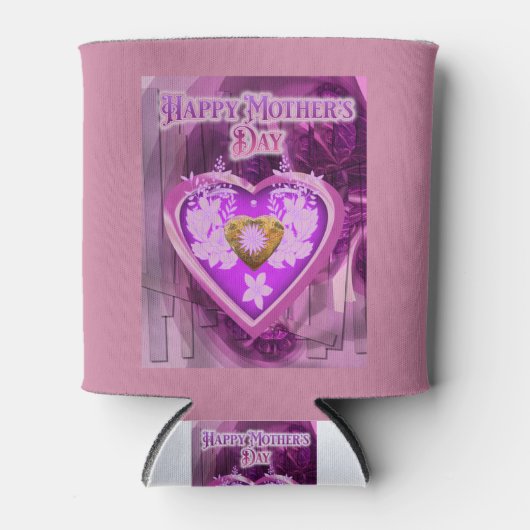 Happy Mothers Day Gift Blikjeskoeler (Voorkant)