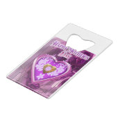 Happy Mothers Day Gift Creditkaart Flessenopener (Achterkant Gekanteld)