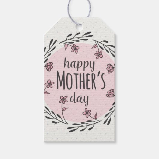 Happy Mothers Day Gift Labels Cadeaulabel (Voorkant)