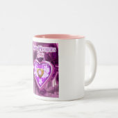 Happy Mothers Day Gift Tweekleurige Koffiemok (Voorkant rechts)