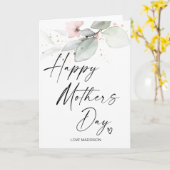 Happy Mothers Day Gift voor moeder van dochter Kaart (Gele Bloem)