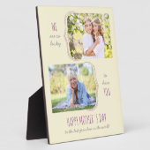 Happy Mothers Day Grandma Curly Bracket 2 Foto Fotoplaat (Zijkant)