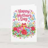 Happy Mother's Day Greeting Card Kaart (Voorkant)