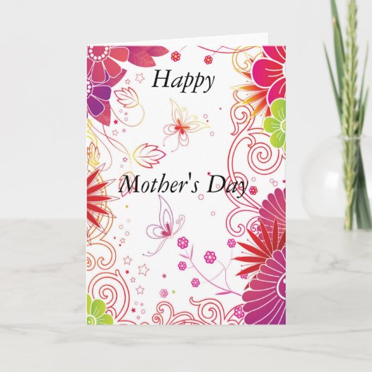 Happy Mother's Day Greeting Card Kaart (Voorkant)