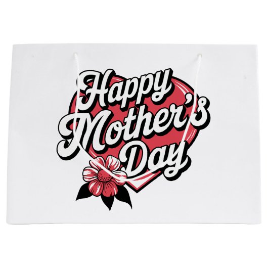 Happy Mothers Day Groot Cadeauzakje (Voorkant)