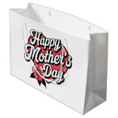 Happy Mothers Day Groot Cadeauzakje (Achterkant Gekanteld)