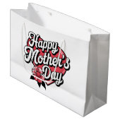 Happy Mothers Day Groot Cadeauzakje (Voorkant Gekanteld)