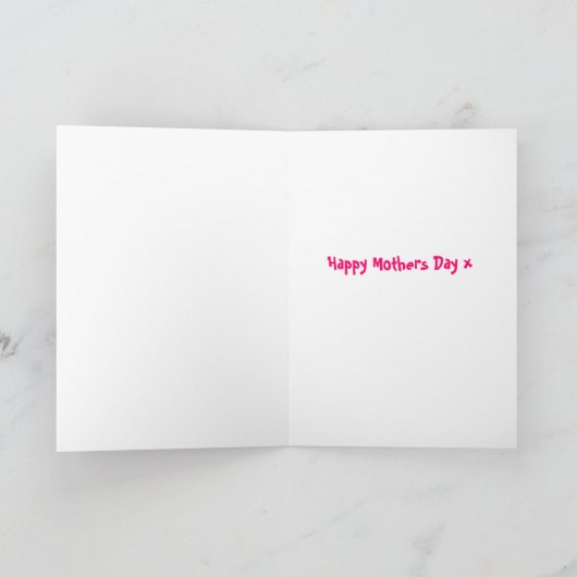 Happy Mothers Day - Hap-Bee Moederdag Kaart (Binnen)