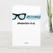 Happy Mothers Day - Hap-Pea Moederdag Kaart (Achterkant)