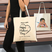 Happy Mothers Day Heart  Foto Tote Bag