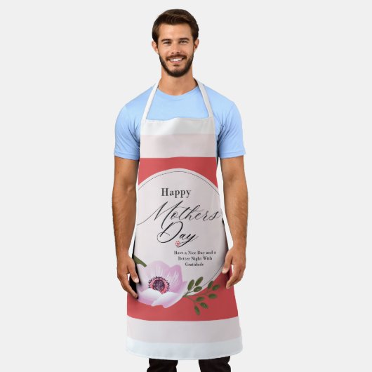 Happy Mothers Day heeft een mooie dag en een beter Schort (Gedragen)