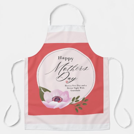 Happy Mothers Day heeft een mooie dag en een beter Schort (Voorkant)