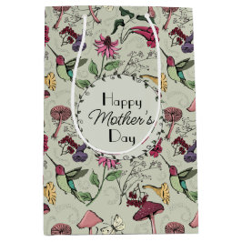  Happy Mothers Day Hummingbird Garden Medium Cadeauzakje
