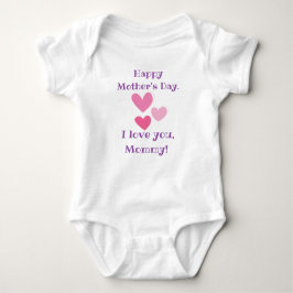Happy mother's day- i love you mommy romper