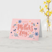Happy Mothers Day Kaart (Gele Bloem)