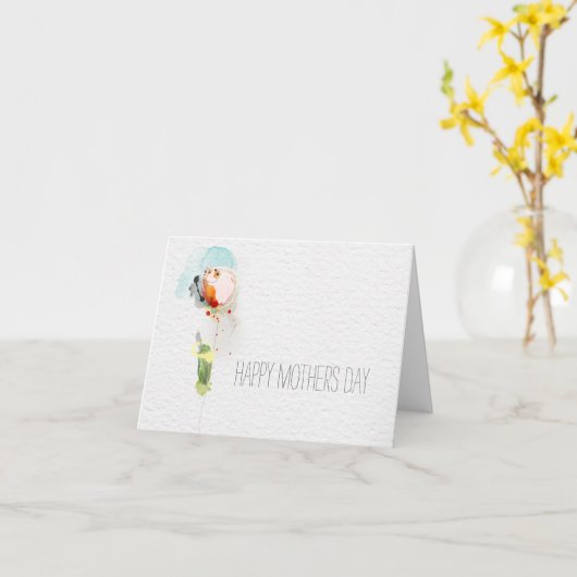 Happy Mothers Day Kaart (Gele Bloem)