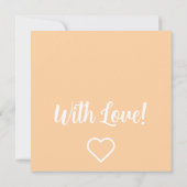 Happy Mothers day. Kaart (Achterkant)