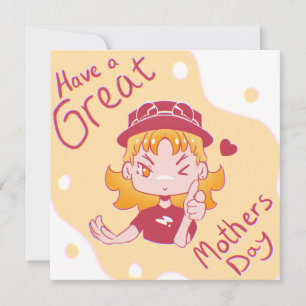 Happy Mothers day. Kaart