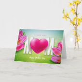 Happy Mothers Day Kaart (Gele Bloem)