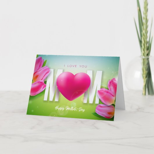 Happy Mothers Day Kaart (Voorkant)