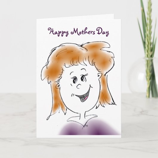 Happy Mothers Day Kaart (Voorkant)