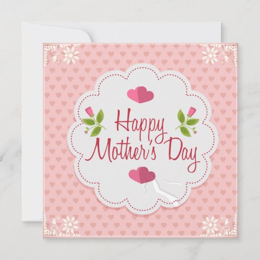 Happy Mother's Day Kaart (Voorkant)