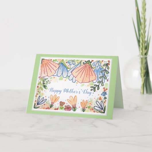 Happy Mothers Day Kaart (Voorkant)