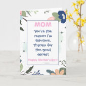 HAPPY MOTHERS DAY KAART (Gele Bloem)