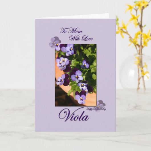 Happy Mothers Day Kaart (Gele Bloem)