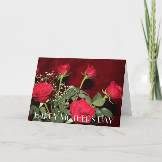 HAPPY MOTHERS DAY KAART (Voorkant)