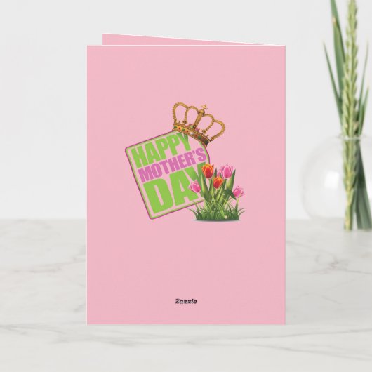 Happy Mothers Day Kaart (Achterkant)