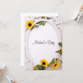 Happy Mother's Day Kaart (Voorkant / Achterkant in situ)