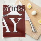 Happy Mothers Day Kitchen Towel Theedoek (Quarter Fold)