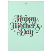 Happy Mothers Day Klembord (Achterkant)