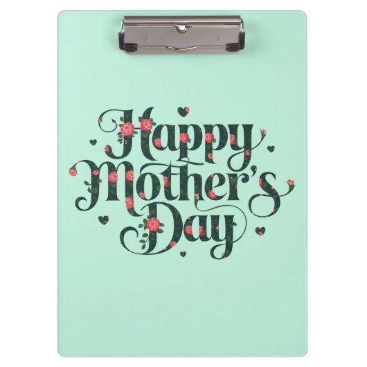Happy Mothers Day Klembord (Voorkant)