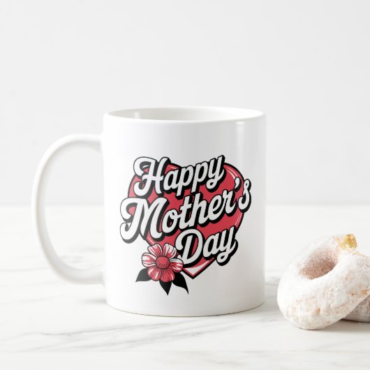 Happy Mothers Day Koffiemok (Met donut)