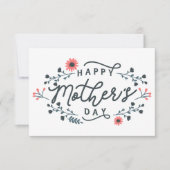 happy-mothers-day-lettering bedankkaart (Voorkant)