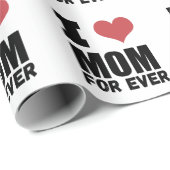 Happy Mothers Day Love Mam for Ever Cadeaupapier (Rol Hoek)