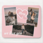 Happy Mothers Day Ma We houden van je foto's Muismat (Voorkant)