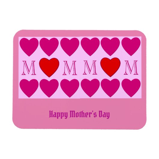 Happy Mothers Day Magneet (Horizontaal)