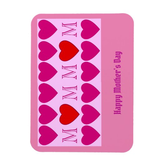 Happy Mothers Day Magneet (Verticaal)