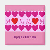 Happy Mothers Day Magneet (Voorkant)