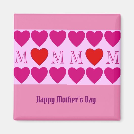 Happy Mothers Day Magneet (Voorkant)