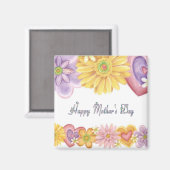 Happy Mothers Day Magneet (Voorkant / Achterkant)